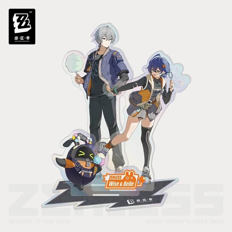 Original Anime Game Zenless Zone Zero Ellen Joe Alexandrina Sebastiane Corin Wickes Wise Cosplay Acrylic Desktop Stand Figure