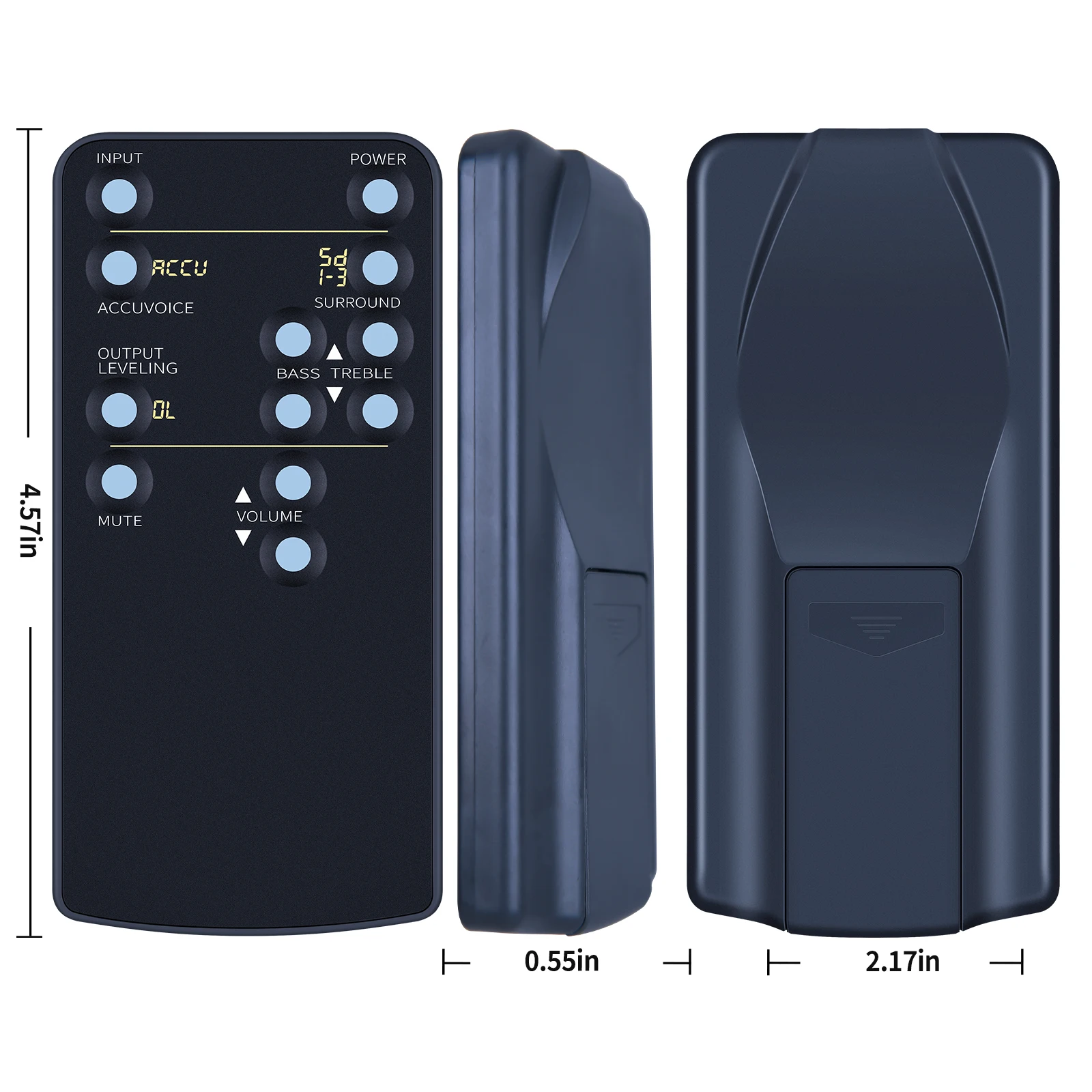 Новый пульт дистанционного управления для динамиков ZVOX OMNI, AV157, AV200, AV205/Platinum серии (570,670,770) с 4-значным дисплеем