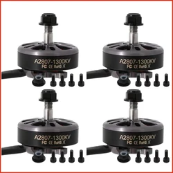 4pcs/lot Angel A2807 KV1300 6S/ 1500KV 5S/ 1700KV 4S Brushless CW Motor For 7inch Long Range FPV Freestyle Drone Accessories