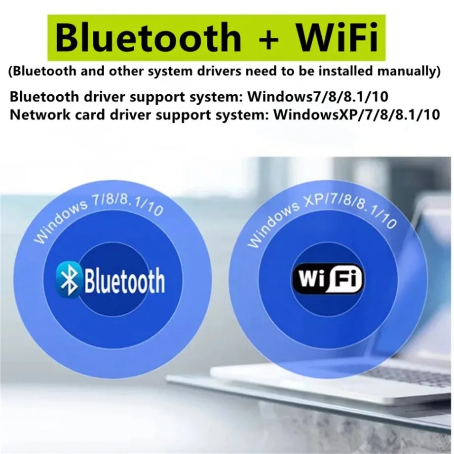 USB WiFi Bluetooth 5.0 Adattatore dual band 600Mbps 2.4G 5GHZ USB WiFi5 Rete wireless WLAN Network Dongle Controller gratuito