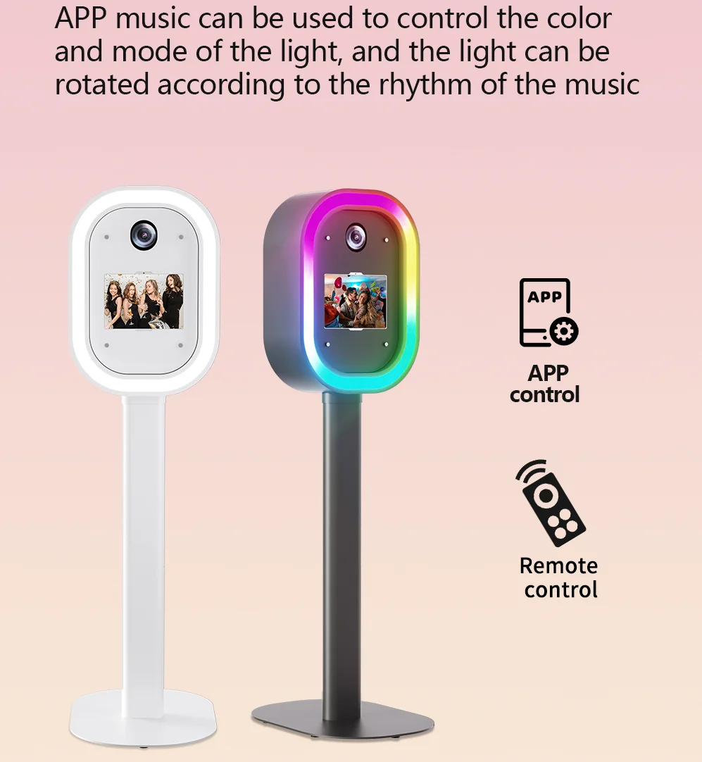 Hot Sale Selfie Photo Booth for 12.3/12.9inch iPad Pro 10.9/11/12.9/13inch Photobooth Dslr Cooling Fan for Event Party Supplies