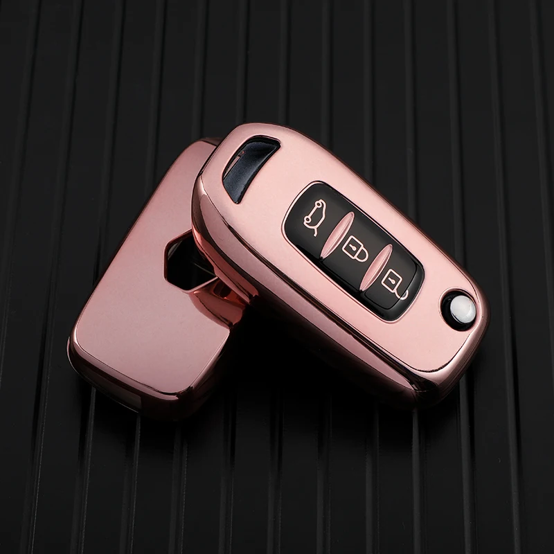 For Renault Clio 5 2022 Arkana 2020 2021 Kwid 2023 Kadjar Captur Megane Sandero Stepway Logan TPU Car Flip Key Case Cover Shell - Image 3