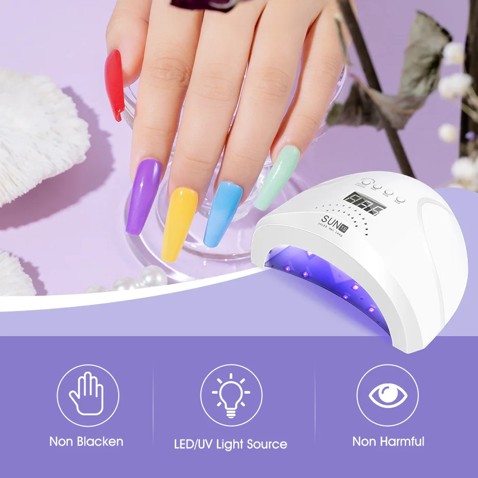 NAILWIND LED Lamp For Nails UV Nail Drying Lamp For Manicure Machine Curing Gels Polish Nail Equipment Nail Dryer Lamp Light