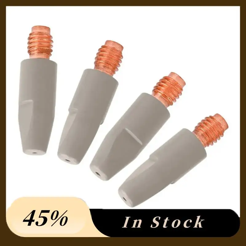 

2025 Trend10pcs 24KD Welding Contact Tips Coating Protect M6 Gas Nozzle Tip 1.0Mm MIG Welding Torche Welding