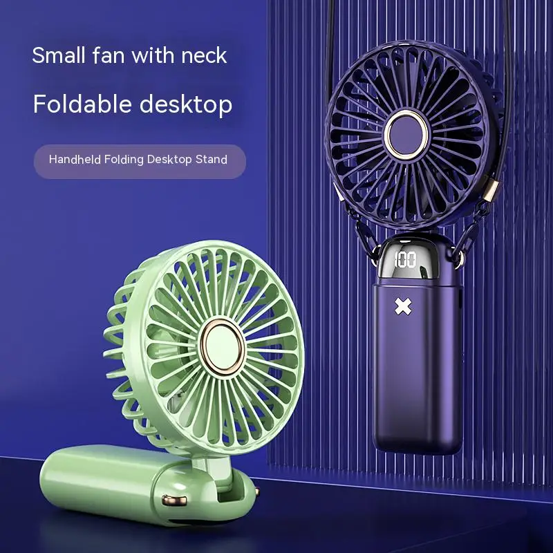 Aromatherapy Mini Handheld Small Fan Portable Portable Silent Office Desk Student On Dormitory Charging Outdoor Hand Holding Fan