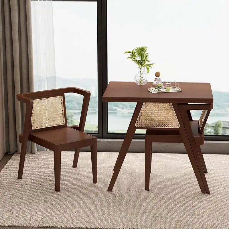 ！@Balcony Table, Tea Table, Leisure Chair, Home Tea-drinking, Small Apartment, Simple Style  Cabinet Living Room