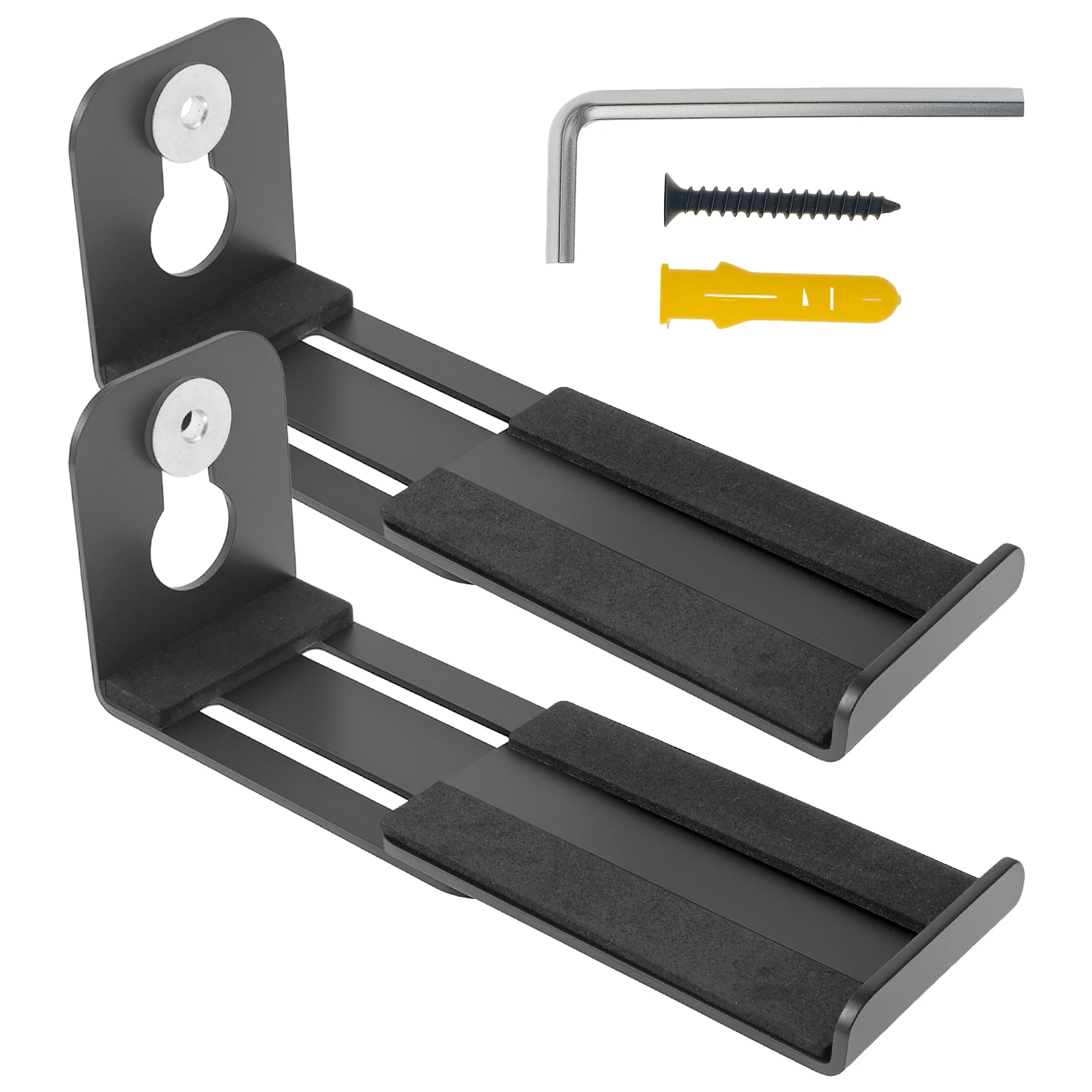 

Настенный кронштейн для крепления звуковой панели. Простая установка. Настенный держатель для полки. Подставка. Универсальная монтажная стойка для системы саундбара под телевизором.