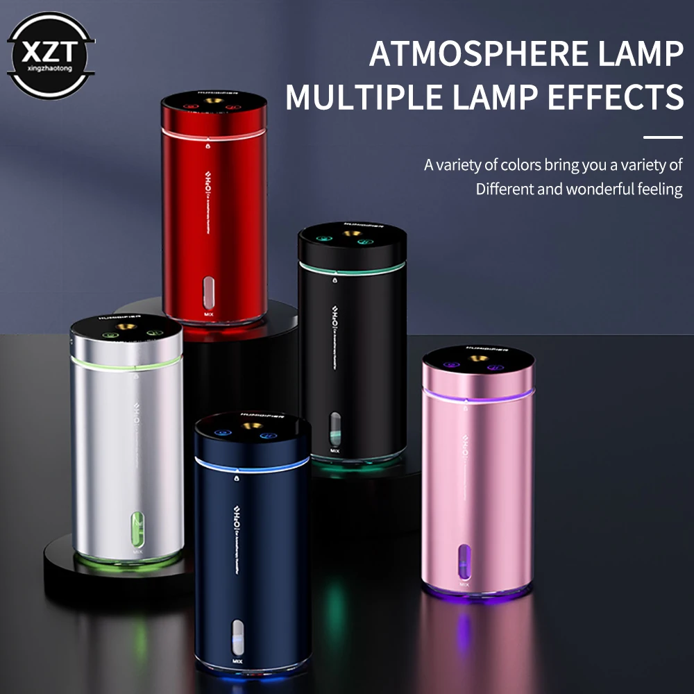 XZT Car Air Humidifier Aroma Essential Oil Diffuser for Home Car Air Purifier USB Fogger Mist Maker Detachable Humidification