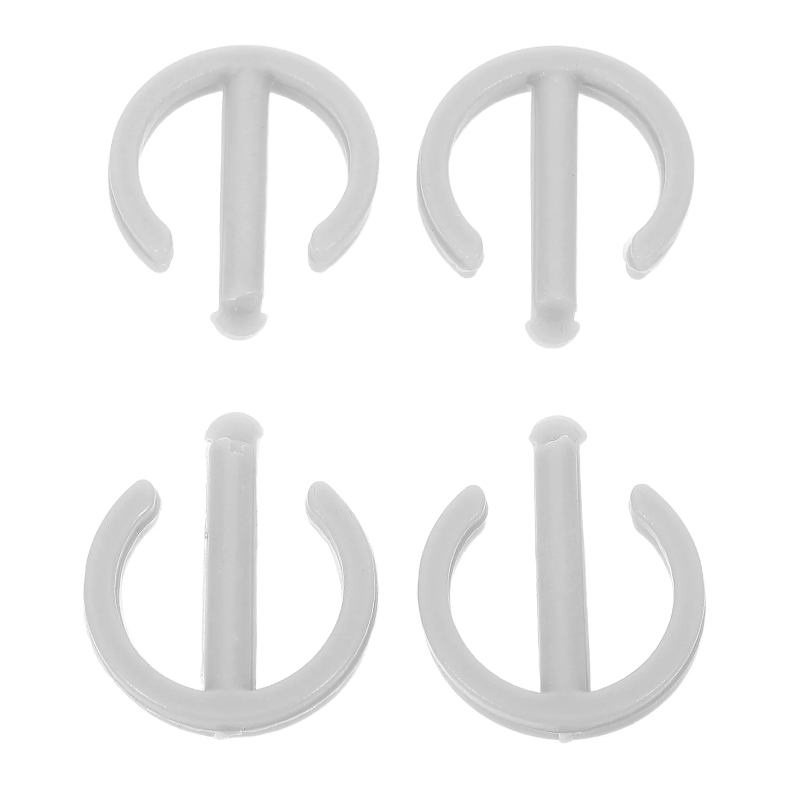 4개입 미끄럼 방지 스윙 버클 키트 스윙 레일 안전 클립 교체 부품 어린이 야외 놀이용 견고한 슬라이드 연결 하드웨어