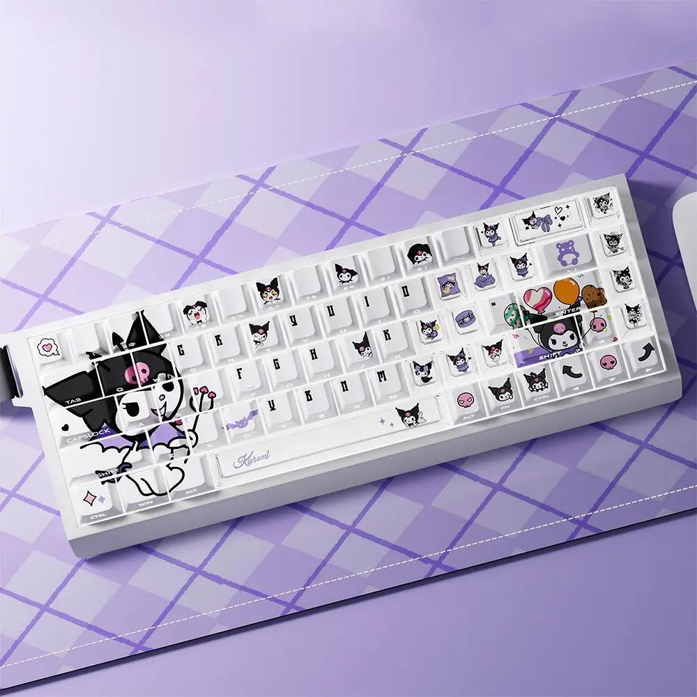 

74-key Kurome Theme Keycap Animation Keycap PBT Cherry Type Customized Original Handmade Keycap Mechanical Keyboard Holiday Gift