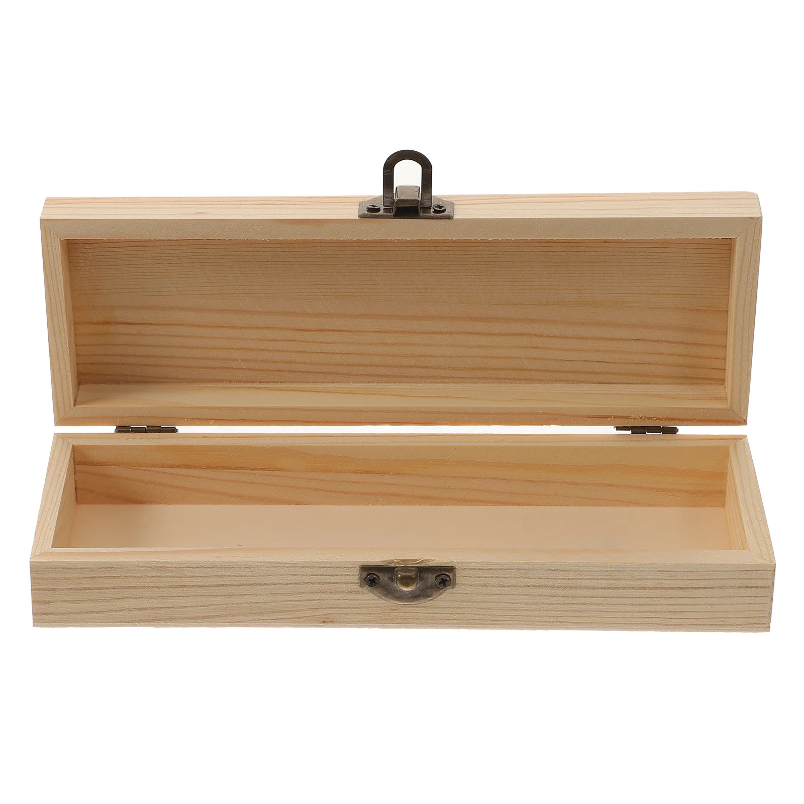 

Wood Pencil Box Large Capacity Storage Case with Creative Lid for Pens Pencils Rulers School Office Use Pencil Case