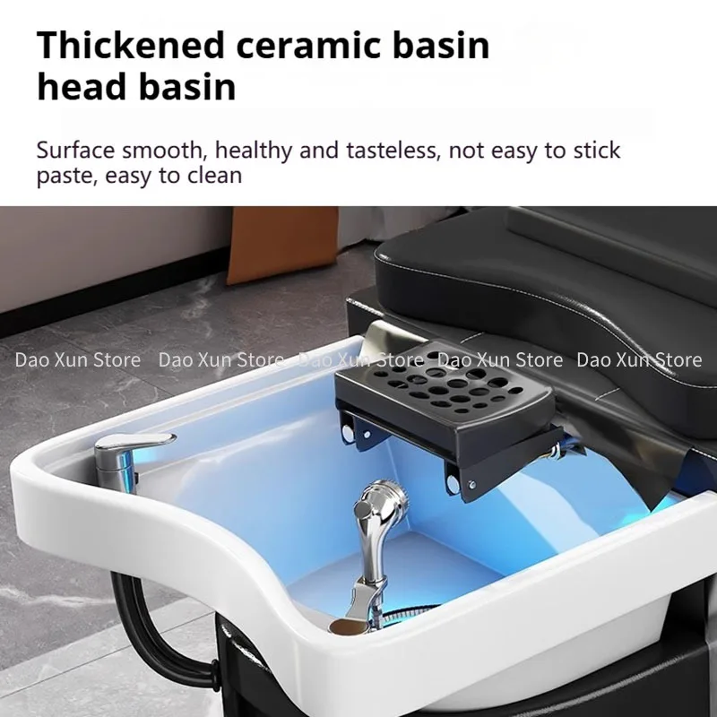 Hair Washbasins Stretcher Spa Salon Chair Stylist Barber Wash Shampoo Bed Chinese Pedicure Economic Equipment Massage Aesthetic