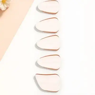 

5Pcs Fingertip Protective Covers Pipa Practice Tools Lightweight Portable Fake Nails for Lute Guzheng Performance Orange