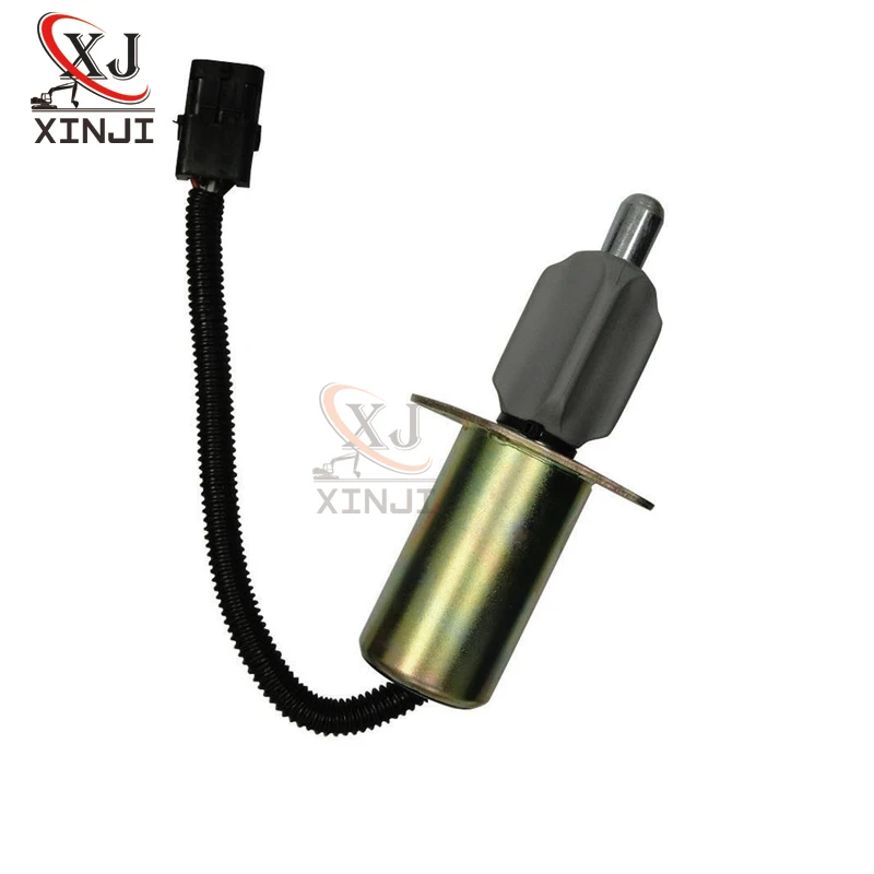 

3921978 12V Cut Off Solenoid Stop Solenoid for Cummins Excavator Engine Flameout Solenoid Switch