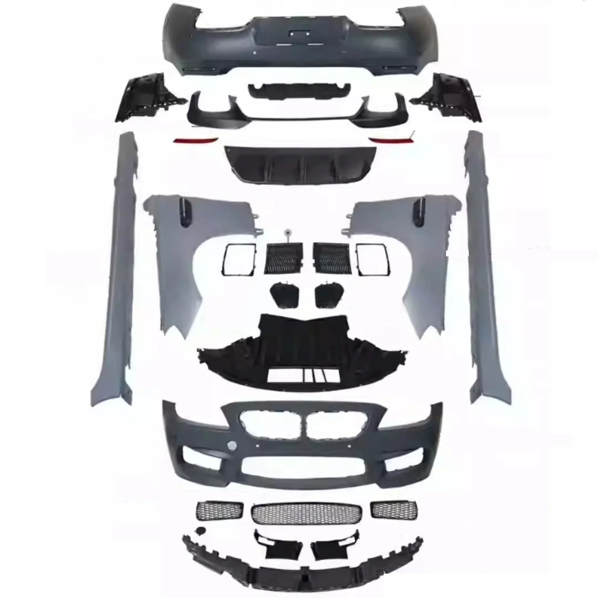 

Front Rear Bumper Assembly Fender Side Skirt for BMW 6 Series F06 F12 F13 630i 640i 11-17 Convert M6 Surround Car Accessories