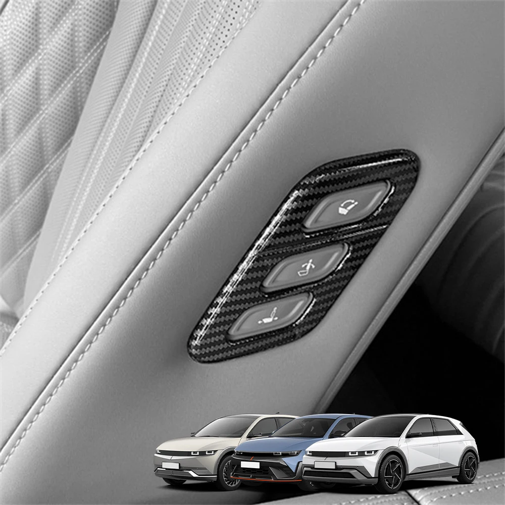 

For Hyundai IONIQ 5/IONIQ 5 N 2022-2025 LHD Car Seat Adjustment Switch Control Button Cover Trim Accessories