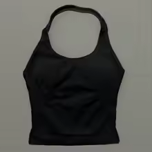 Performance Tank Tops Halters Strappy Seamless Workout Women - Black