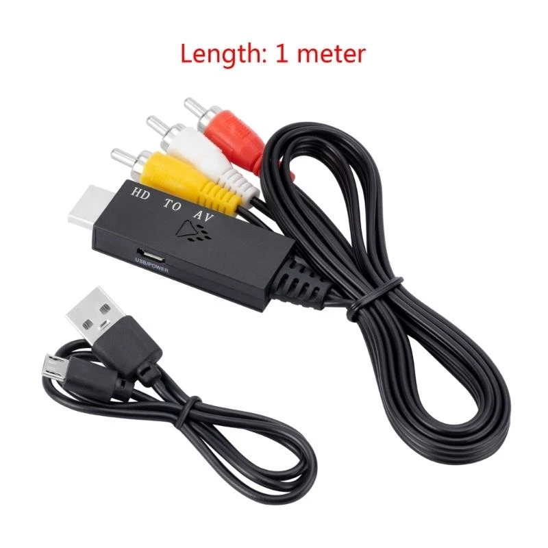 62KA 호환 AV 컨버터 RCA 컨버터 플러그 및 HDTV 및 홈 시어터 시스템에 대한 광범위한 호환성 사용