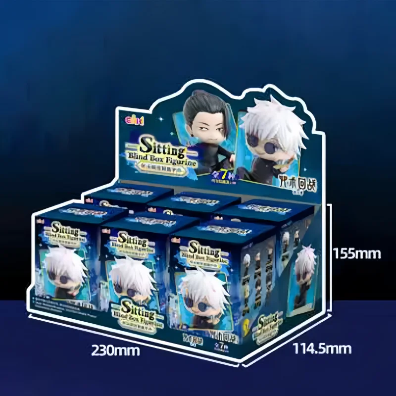 Neue, heiß begehrte, originale EAKI Jujutsu Kaisen Sitzfiguren Blindbox Desktop-Ornament Überraschungs-Geburtstagsgeschenke für Fans Trendige Spielzeuge – Detail 6
