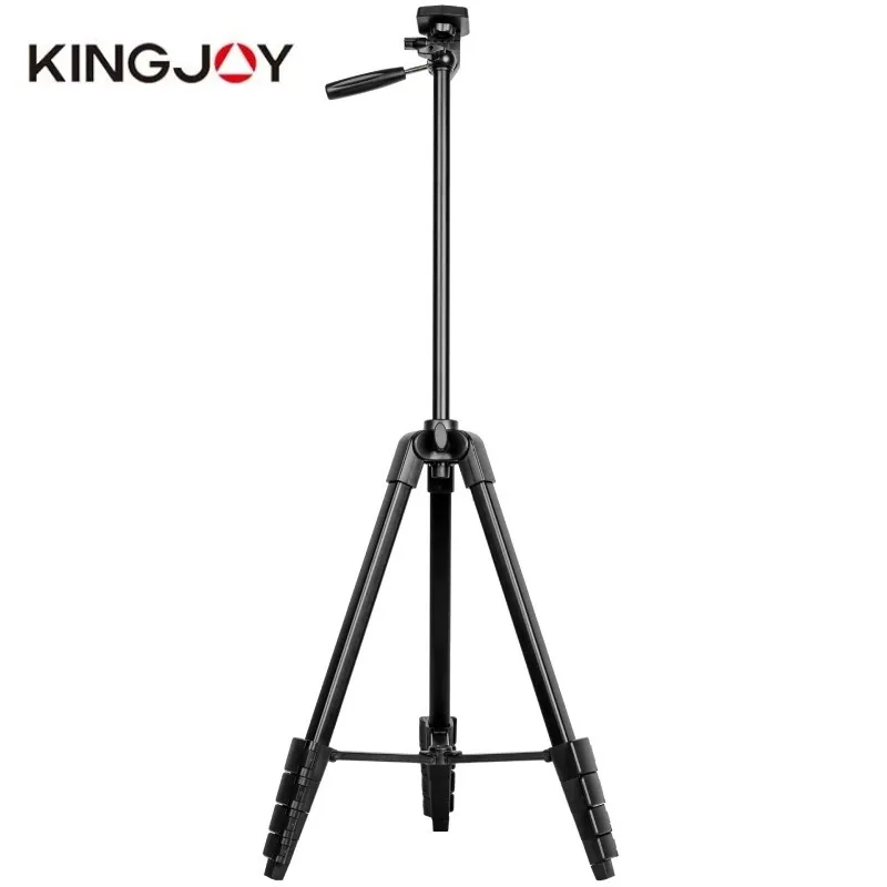 KINGJOY VT-688 High 1.7M Portable Tripod for Canon Nikon Sony Digital Camera Mobile Phone Outdoor Travel Photography Accessories view 5