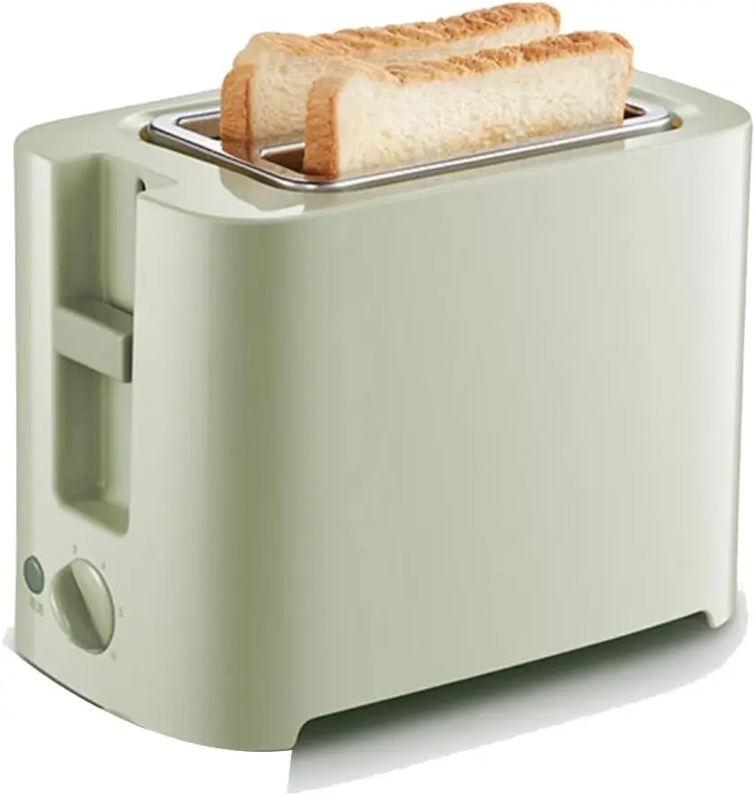 

Toaster Ovens Toaster 2 Slices, 6 Temperature Baking, Household Small Multifunctional Automatic Breakfast Machine, Removable Cru