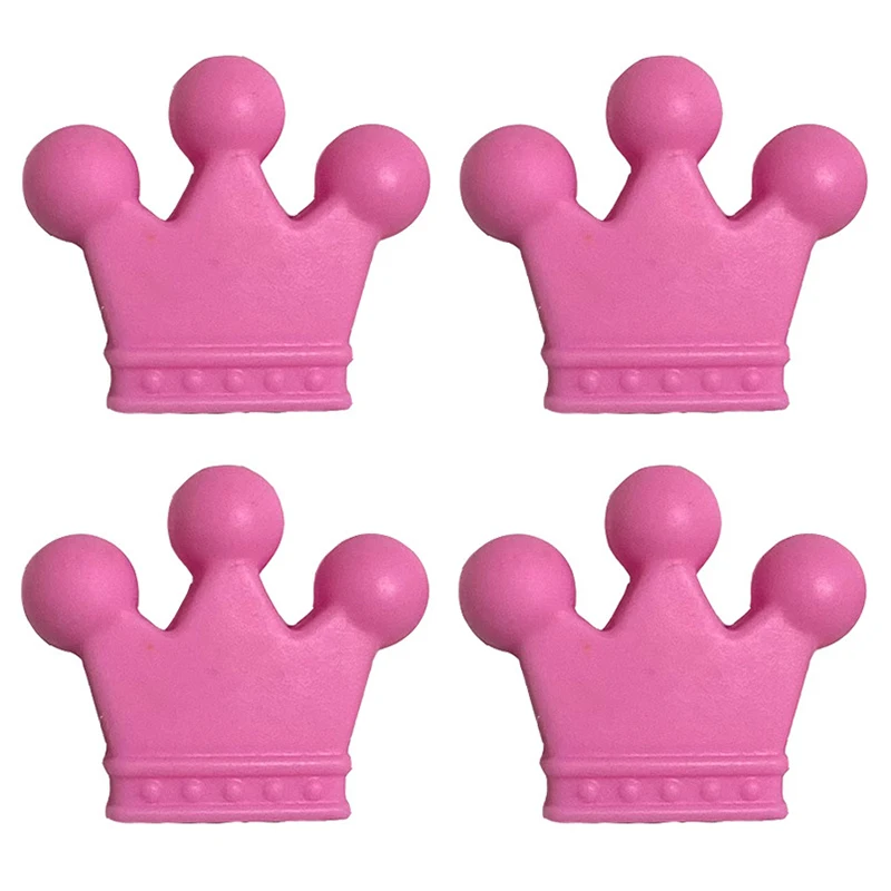 

10pcs 17mm Silicone Beads Crown Bpa Free Silicone Teether DIY Teething Toy Baby Chewable Accessories Baby Teether