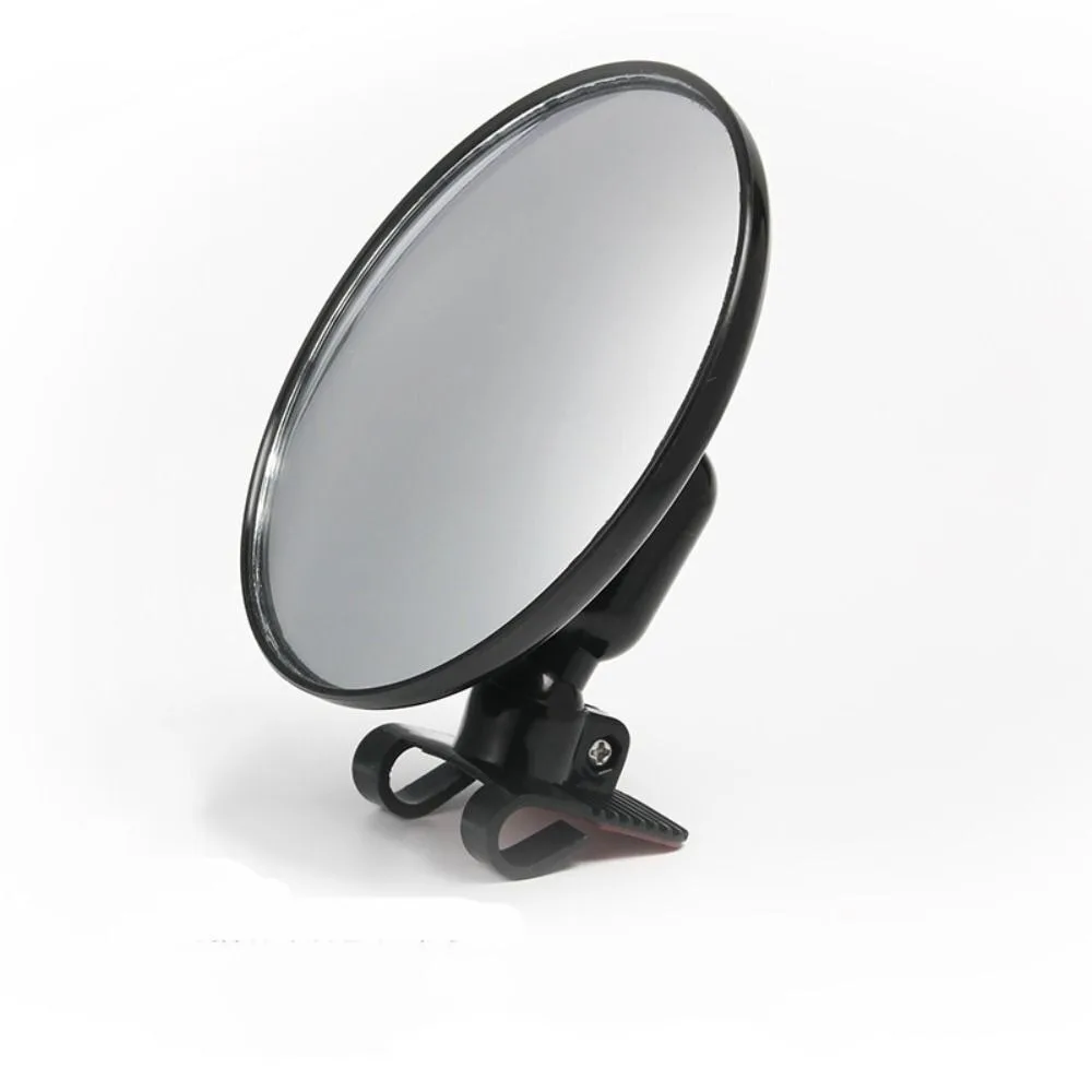 Round Rearview Mirror 360 Rotation Adjustable Wide Angle Convex Mirror Car Auxiliary Covers Auxiliary Rear View