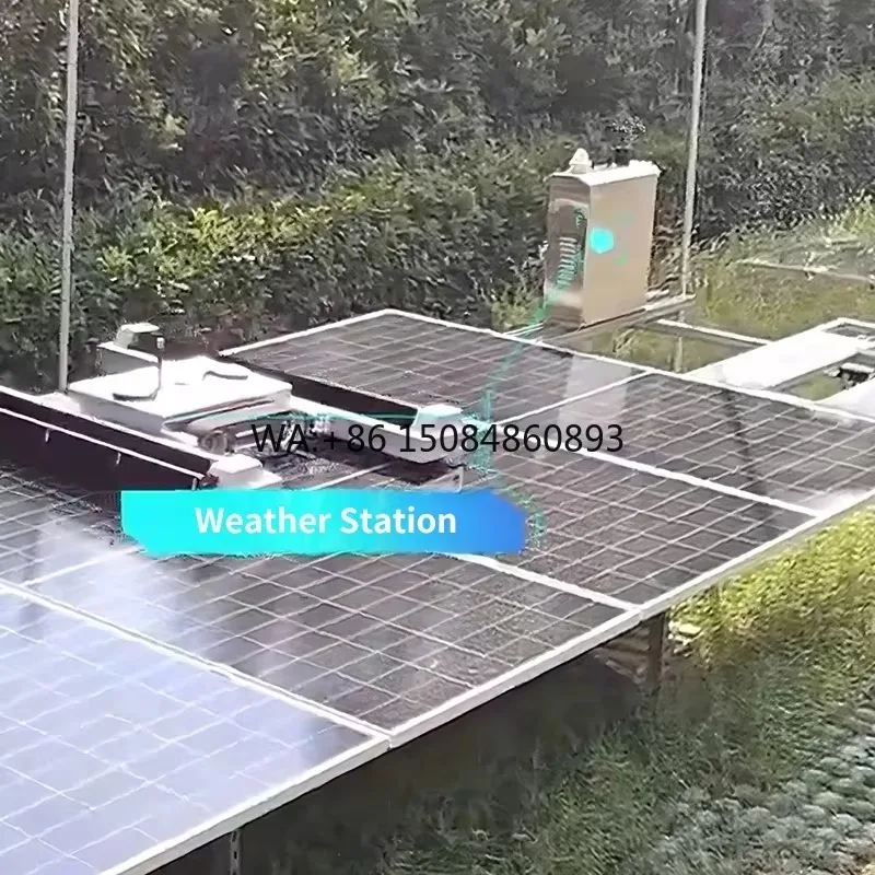 180° Foldable PV Cleaner, Adjustable Angle, Auxiliary Washing Equipment for Large Outdoor Solar Engineering Projects