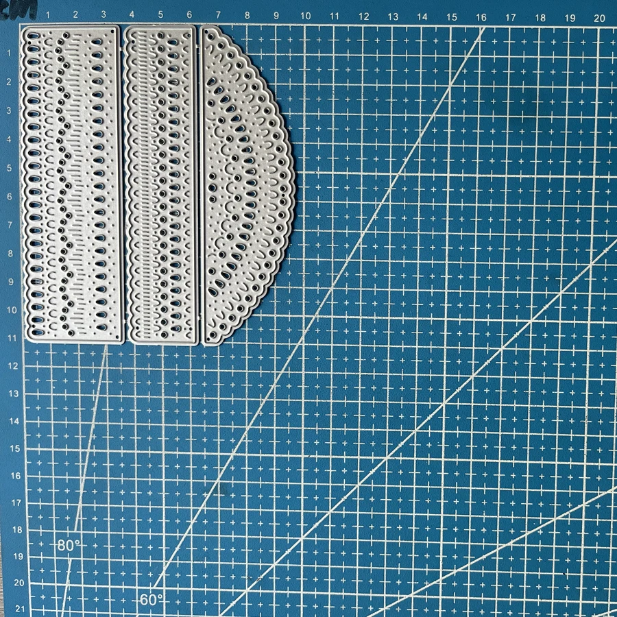 Lucky Goddess Metal Cutting Dies Nordic Border Set Diy Scrapbooking Photo Album Decorative Embossing Paper Card Crafts