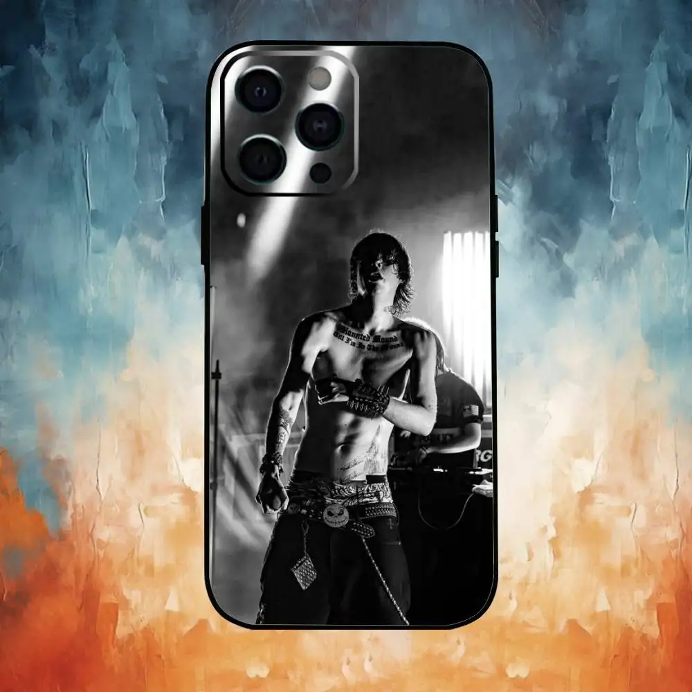 حافظة هاتف S-Sematary Haunted Mount لهاتف iPhone17,16,15,14,13,12,11 Plus، Pro Max غطاء أسود ناعم