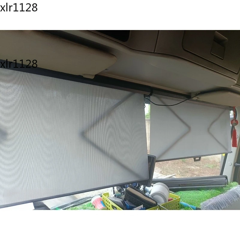 

Damping Telescopic Alloy Sun Curtain for Large Truck Cab Anti-Glare Sun Protection