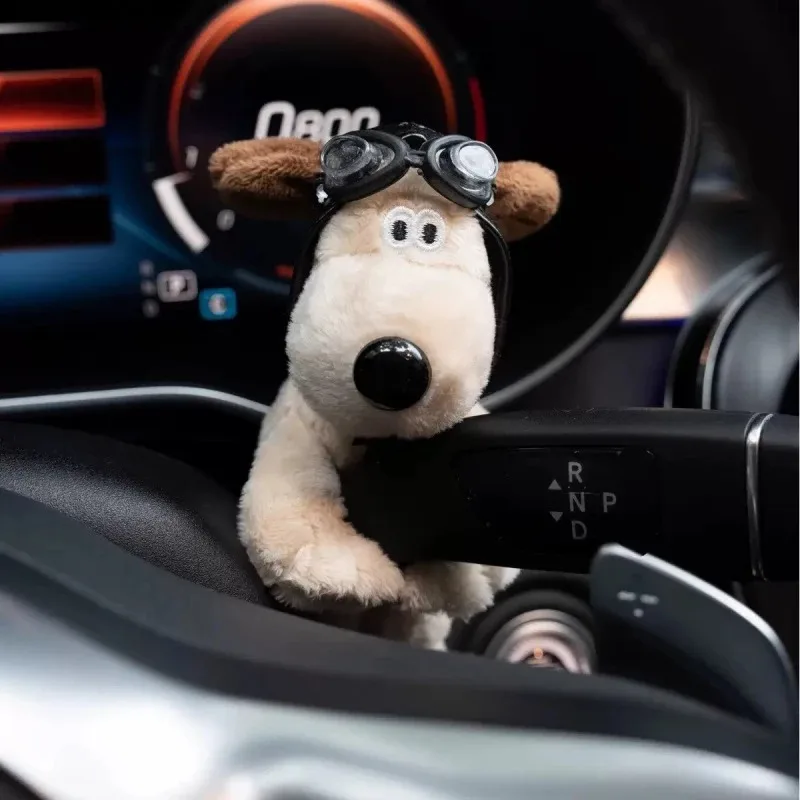 Plüsch-Welpen Auto-Ornament Niedlicher Flauschiger Scheibenwischer Blinker Türgriff Innendekorations-Accessoire