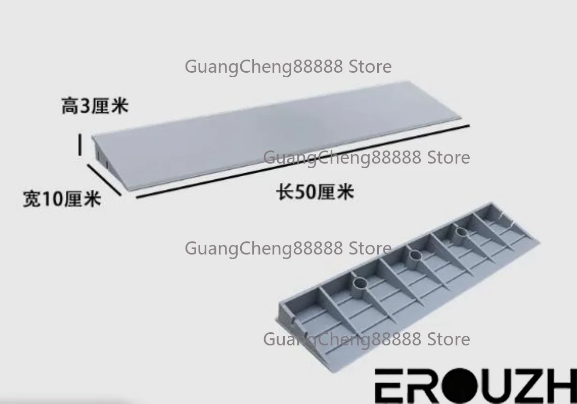 3-10CM Plastic Door Threshold Ramp Anti Slip Wedge Pad Indoor Outdoor Slope Mat for Wheelchairs and Cars