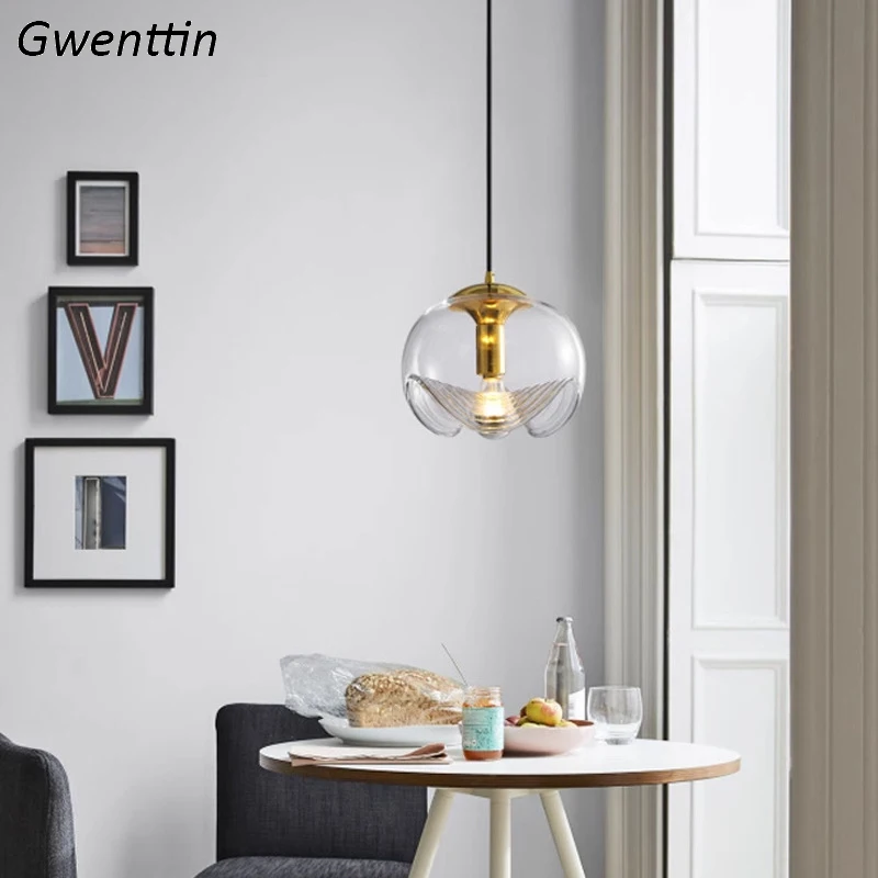 

Скандинавские современные стеклянные подвесные светильники для столовой, кухни, спальни, люстра, потолочный светильник, домашний декор, подвесные лампы, осветительные приборы