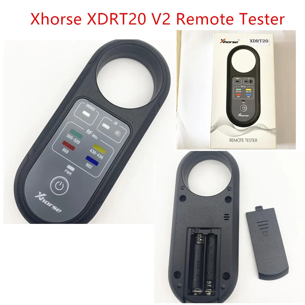 Infrared Signal Detection Xhorse XDRT20 V2 Remote Tester Remote Frequency Test VVDI Tools 315MHz 868MHz 433Mhz For All Car Key