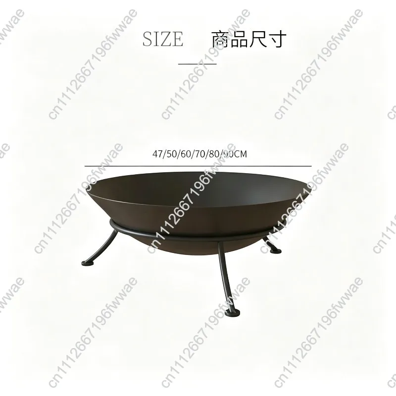 For Charcoal fire stand 47/60cm wrought iron household portable indoor and outdoor brazier Bonfire stand