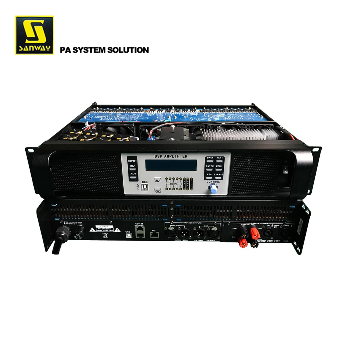 

Products subject to negotiationDSP-14K Sanway 2CH 14000W Professional Power Amplifier With DSP Function