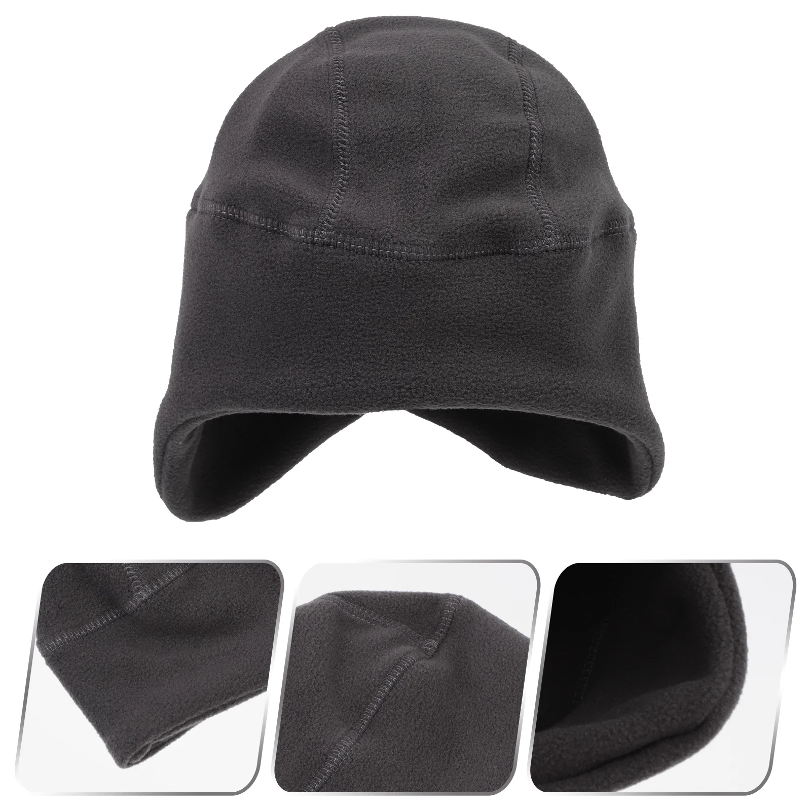 

Polar Fleece Bonnet Good-looking Skiing Hat Ear Caps Outdoor Riding Headgear Bike Cold Proof