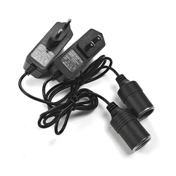 12V Car Cigarette Lighter Car Power Adapter Source 12V 1A Charger Power Supply AC DC Inverter 12V 220V Converter EU US AU Plug