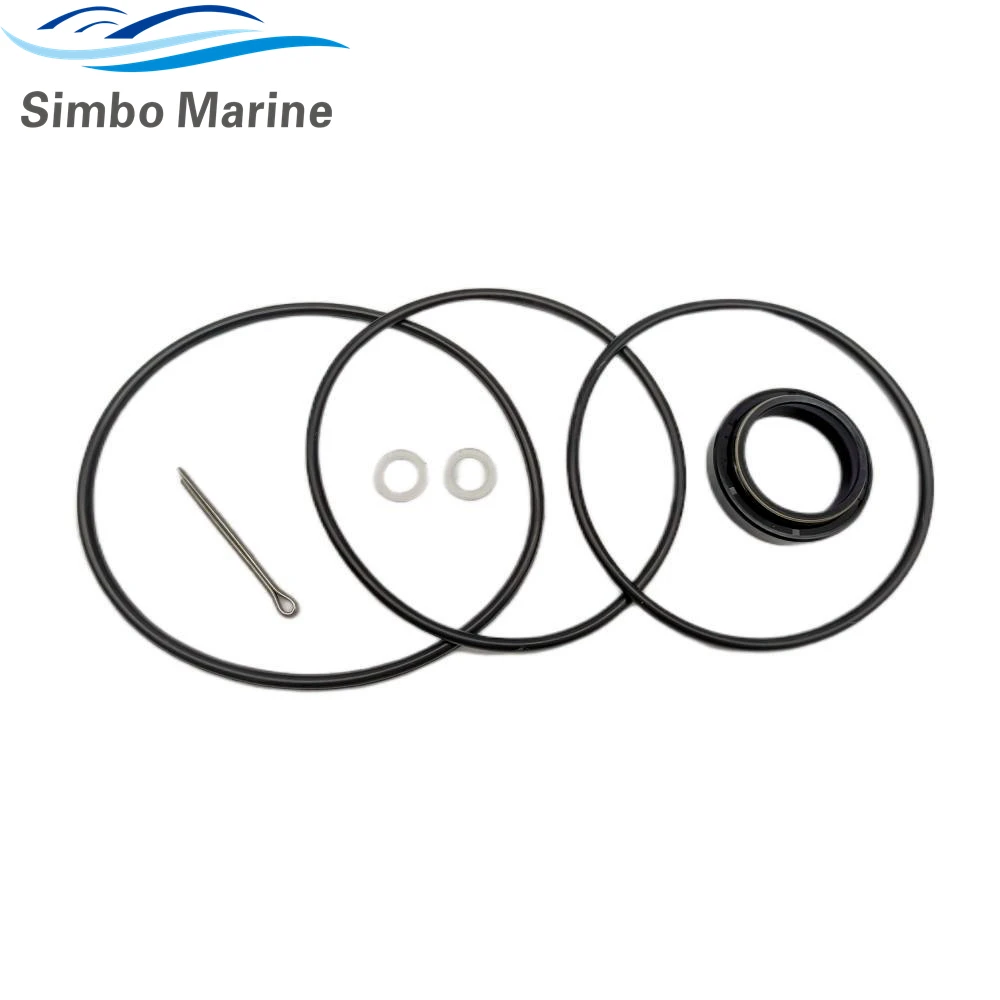 Marine Outboard Lower Unit Oil Seal kit with Cotter Pin For Johnson Evinrude 0341281 0769270 Sierra 18-8301