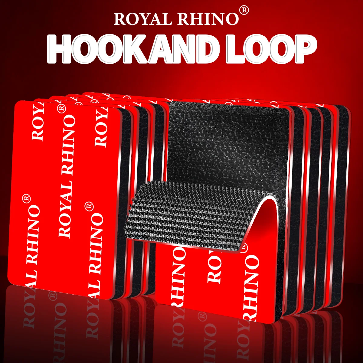 High-Adhesion Hook & Loop Pads Self-Adhesive Backing for DIY Floor Pads High Adhesion Heat-Resistant Hook and Loop Fasteners
