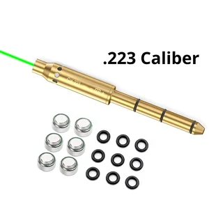 Rifle Laser Bore Sight with 6 Battery, Green Laser Boresight,. COLIMADOR Leisure 22lr, 177 17 308,. 22LR, 9mm,. 22LR 8 Main Sales Mira Laser for Carabina - №4