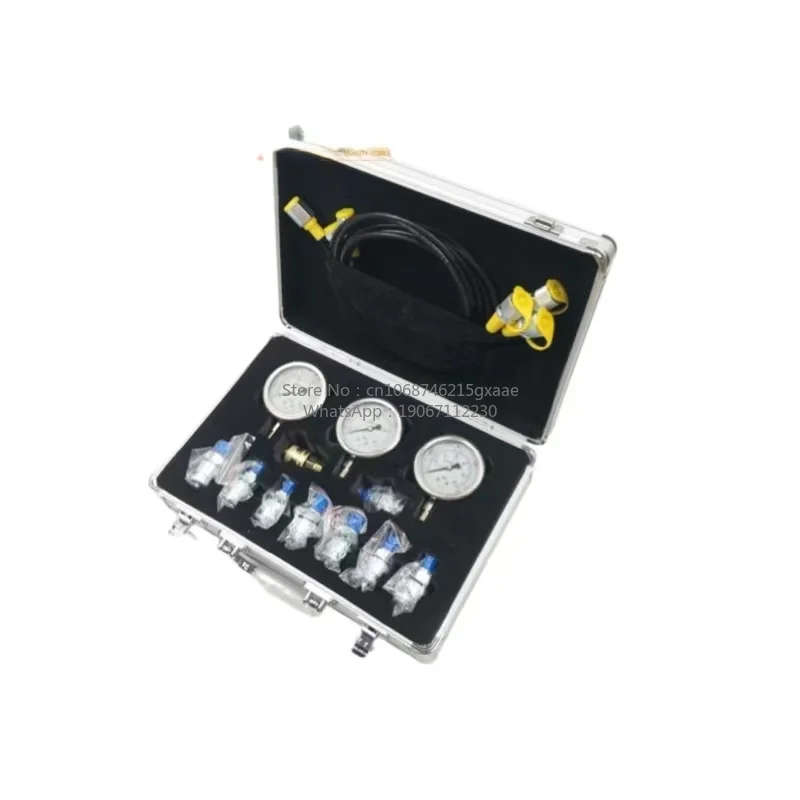 

Hydraulic Pressure Test Kit with Connector and Gauge for Construction Machinery Excavator Spare Parts