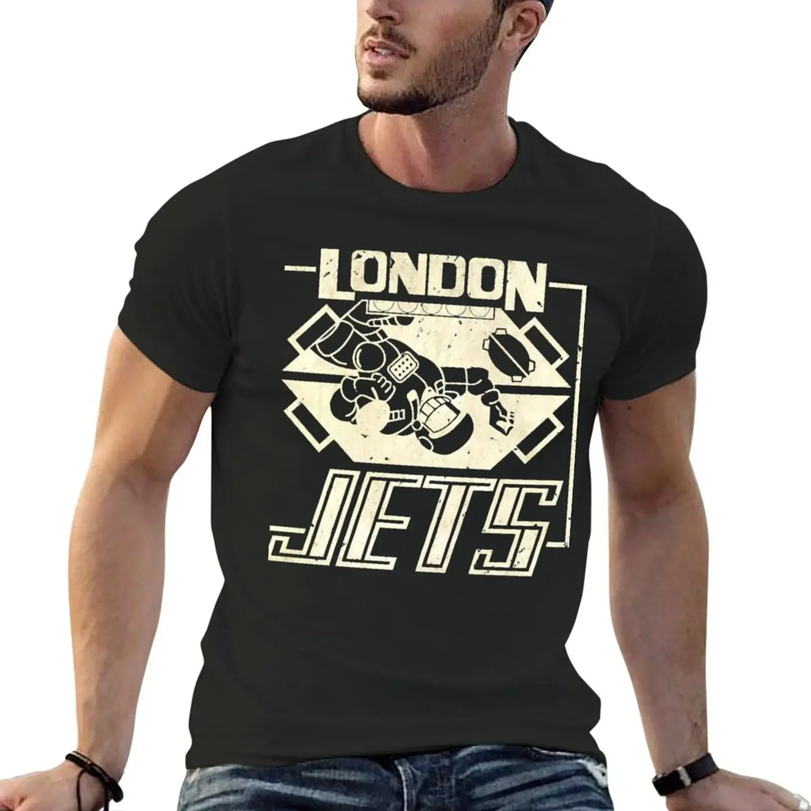 Red Dwarf London Jets T-shirt customizeds heavyweights mens plain t shirts