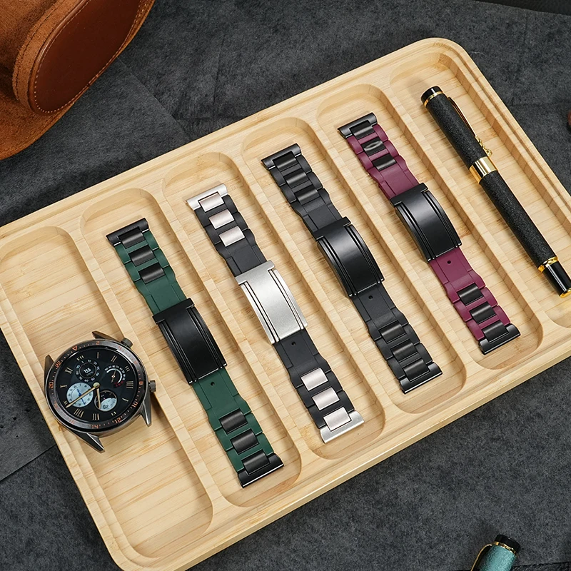 

22mm new Silicone Strap For Huawei Watch GT4/5 46mm Bracelet Band Huawei Watch 4/GT5-4-3-2 Pro series men's watchband