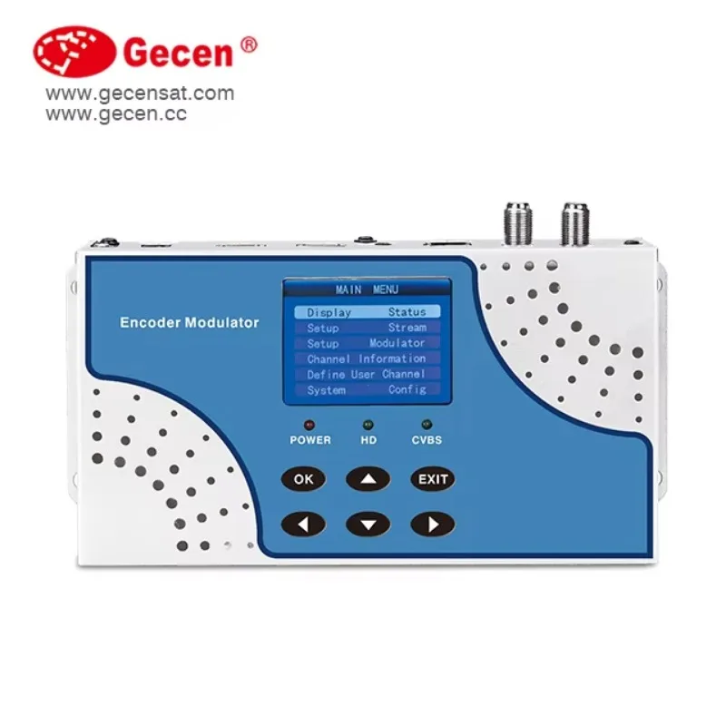 

Gecen HD/AV Signal To DVB-T Encoder Modulator DVB-T Digital Modulator