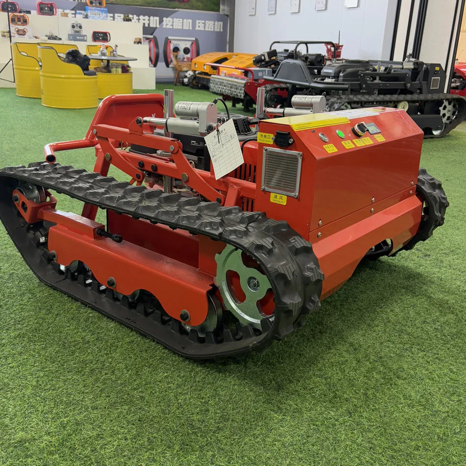 Customized Intelligent Tracked Remote Control Lawn Mower for Golf Course Football Field