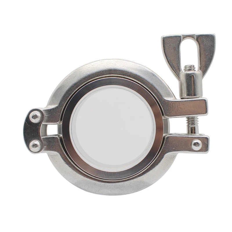 

316L Stainless Steel Sight Glass Sanitary Grade Quick-loading Clamp Type Chuck Inner Glass Observation Window