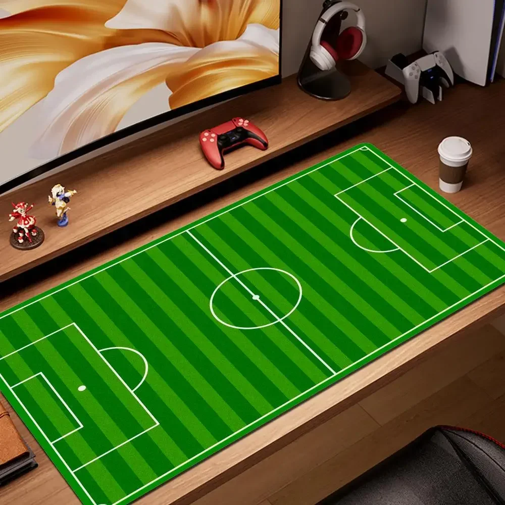 Green Table-Pad Football Field Game Mouse Pad Personalized Rubber Anti-Slip Table-Mat Computer Keyboard Mat Large Mousepads