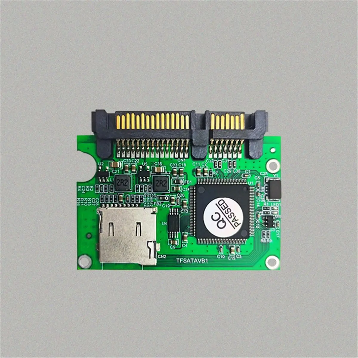 Punctual- Micro-SD TF Card to Sata Adapter Card TF Cards to Sata Converter Expansion Mini Card with Plastic Casing